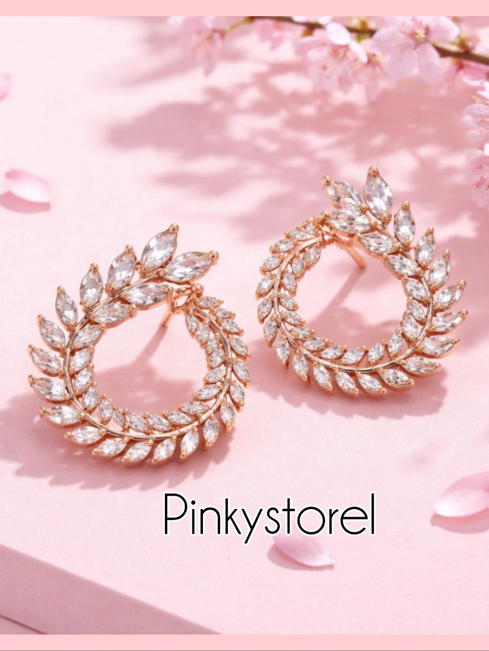 💎Rose Gold Flower Earrings 💎